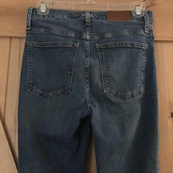 MADEWELL 9” Mid Rise Skinny Jeans Blue Size 26 - Picture 3 of 7